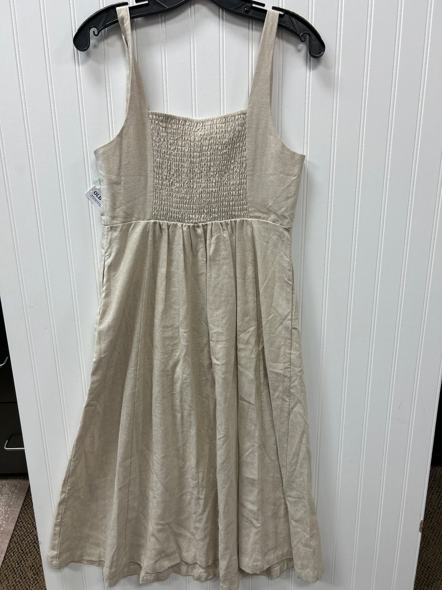 Dress Casual Maxi By Old Navy In Cream, Size:M