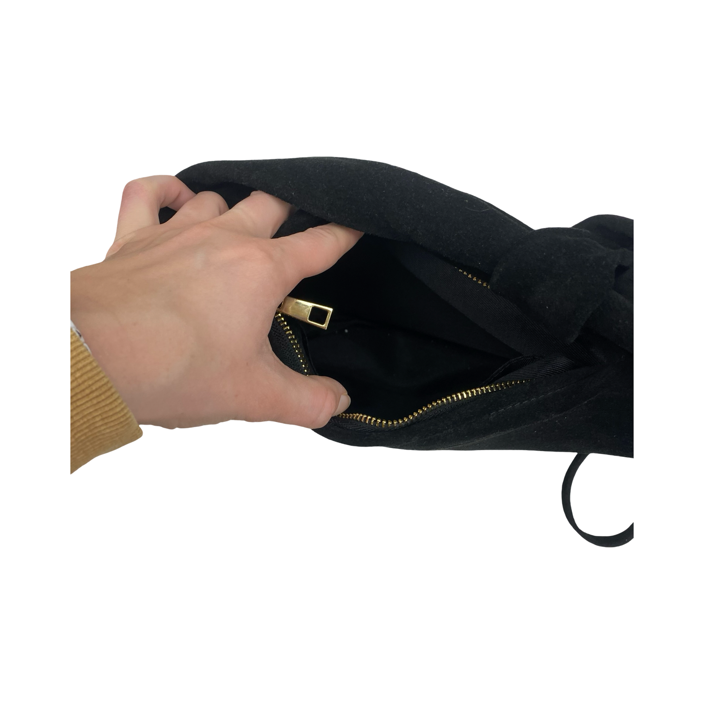Handbag Leather By Clothes Mentor In Black, Size:Medium