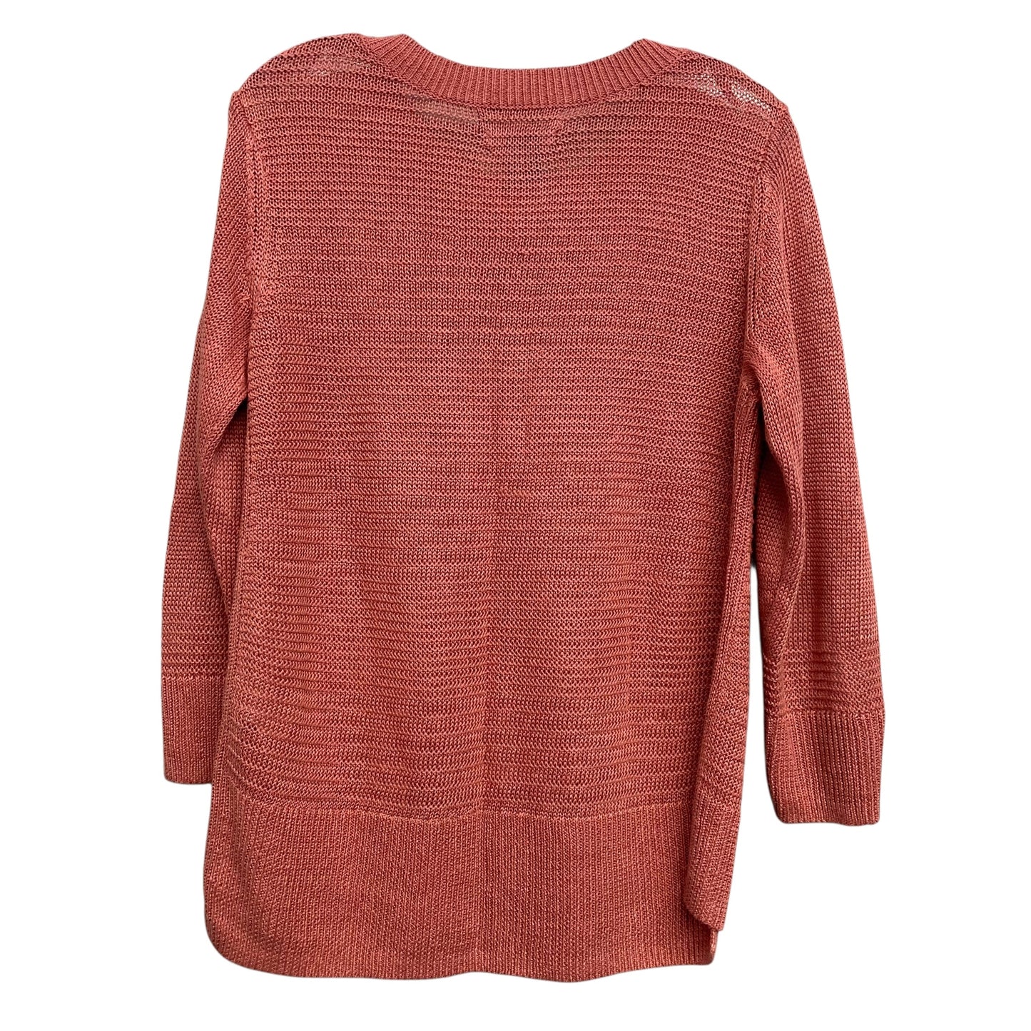 Sweater By Tahari By Arthur Levine In Orange, Size:M