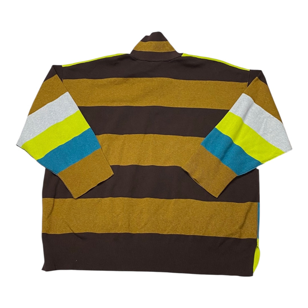 Sweatshirt Collar By Free People In Striped Pattern, Size:L