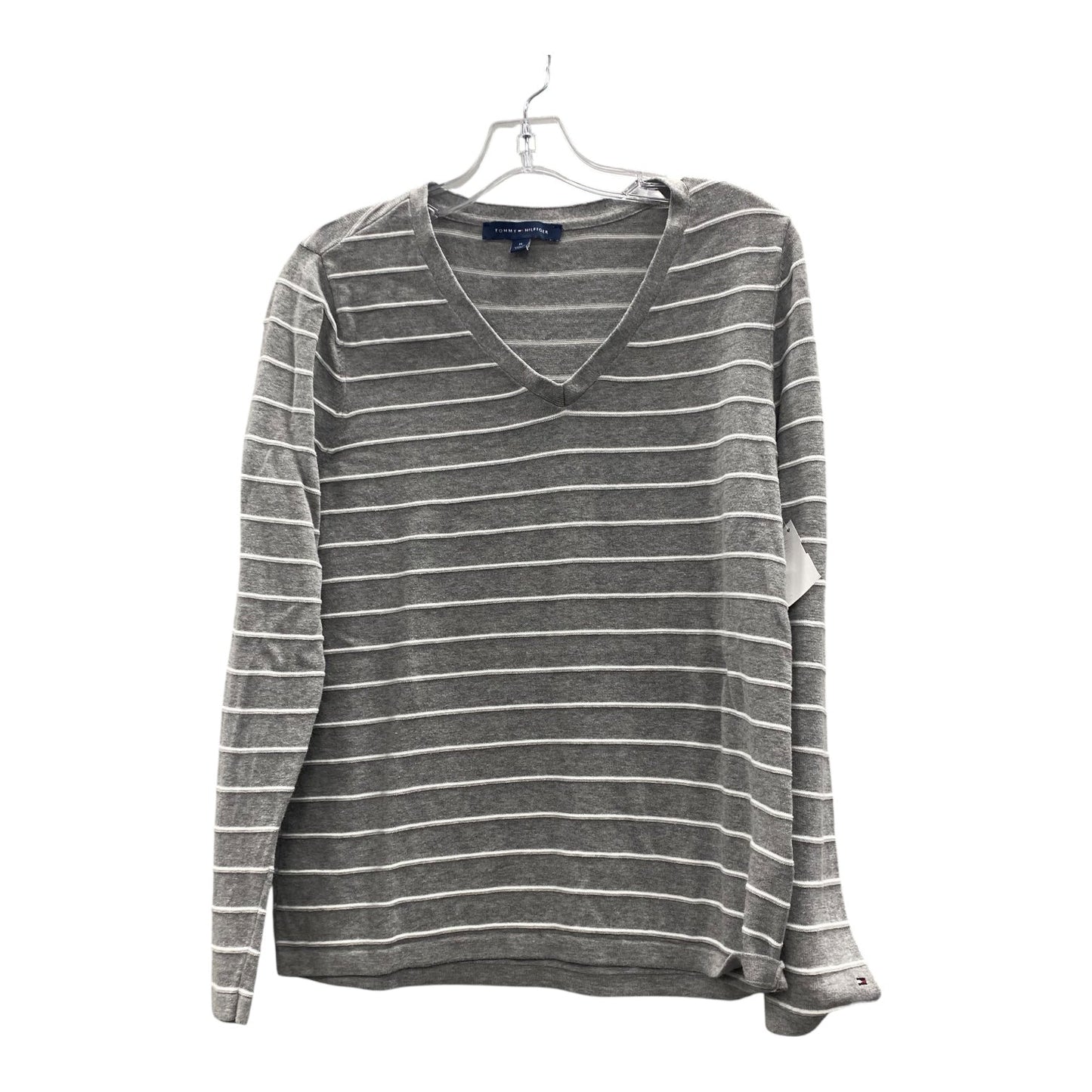 Top Ls By Tommy Hilfiger In Grey, Size:M