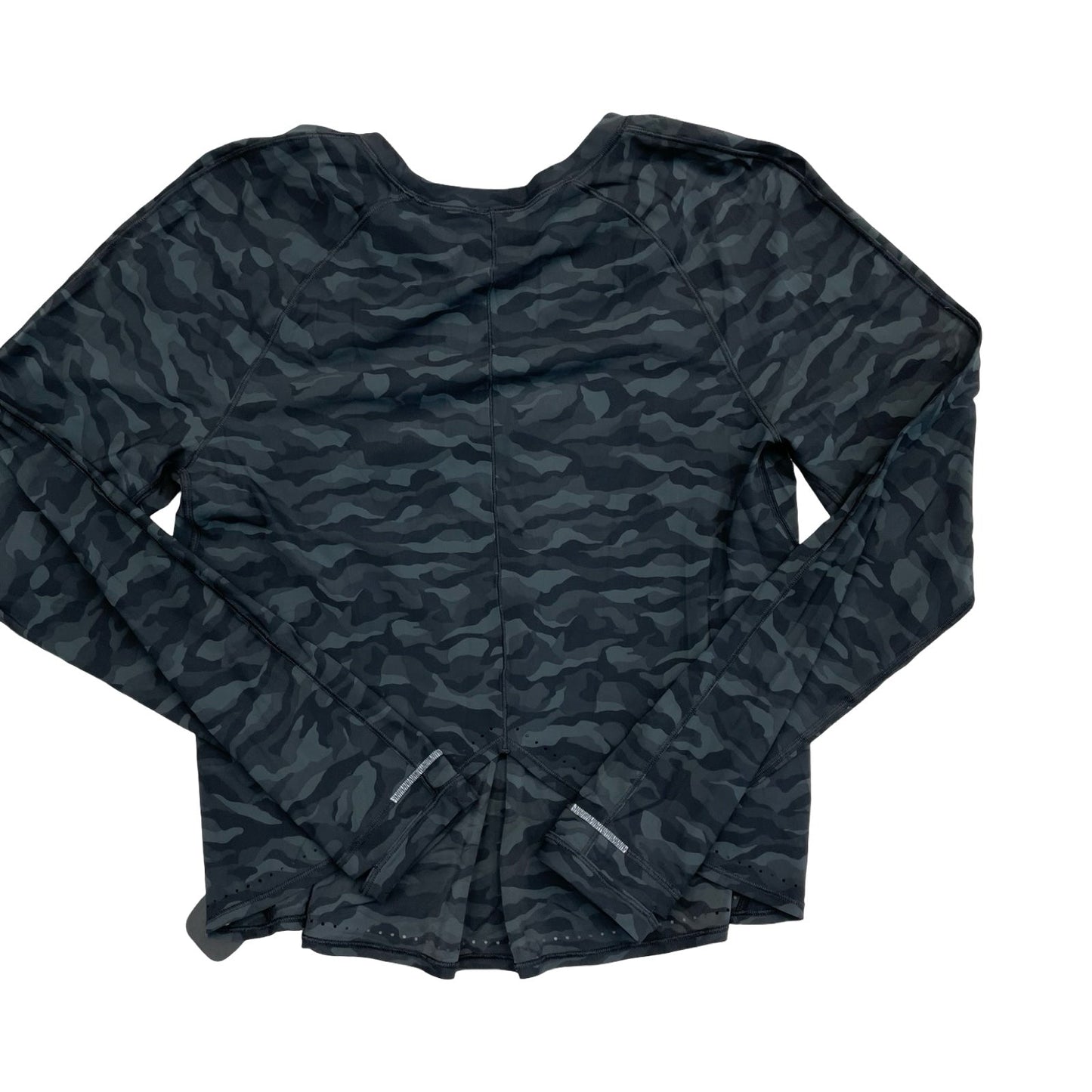 Athletic Top Ls Crewneck By Lululemon In Camouflage Print, Size:8