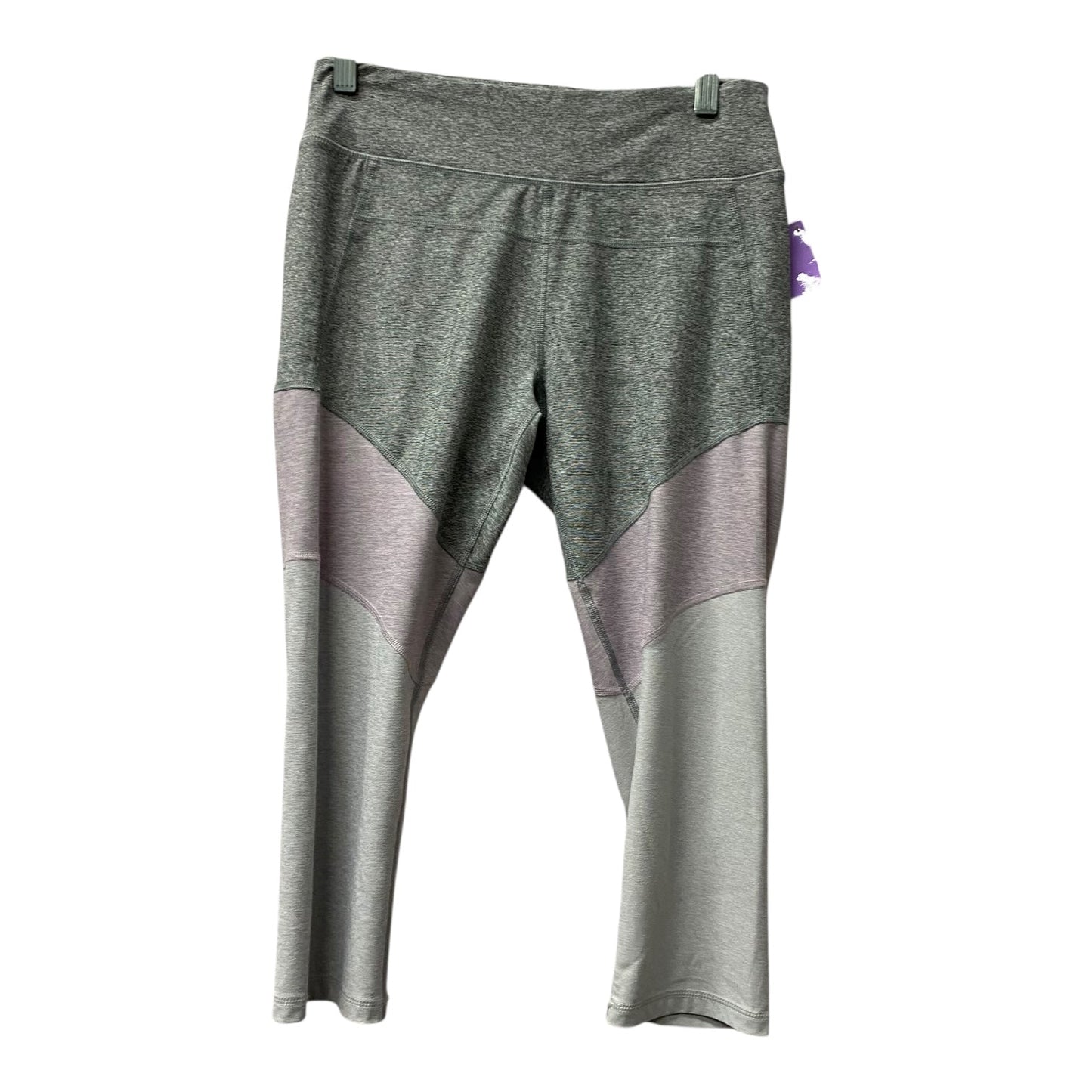 Athletic Capris By Calvin Klein Performance In Grey, Size:M