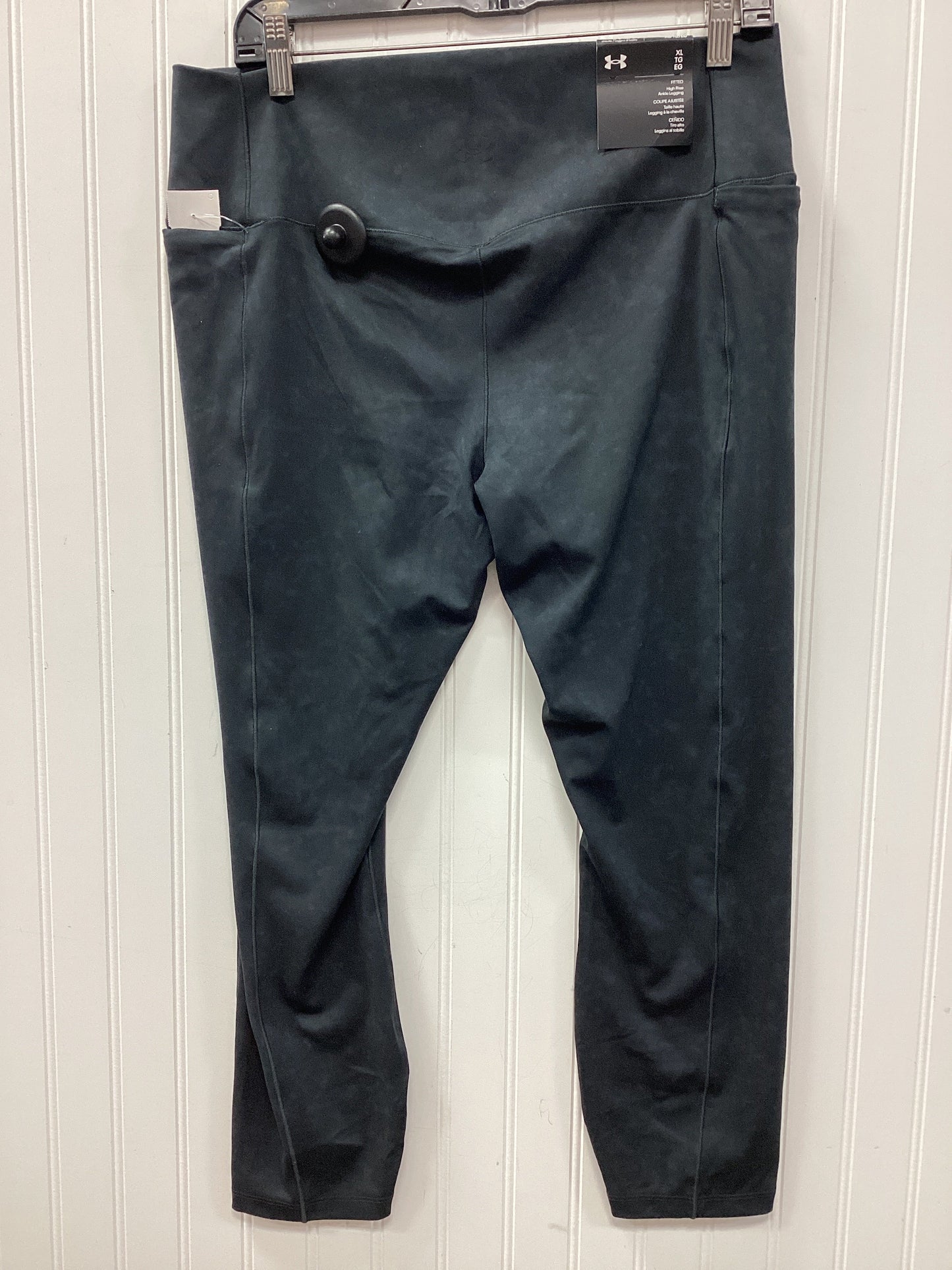 Athletic Leggings By Under Armour In Black, Size:Xl NWT
