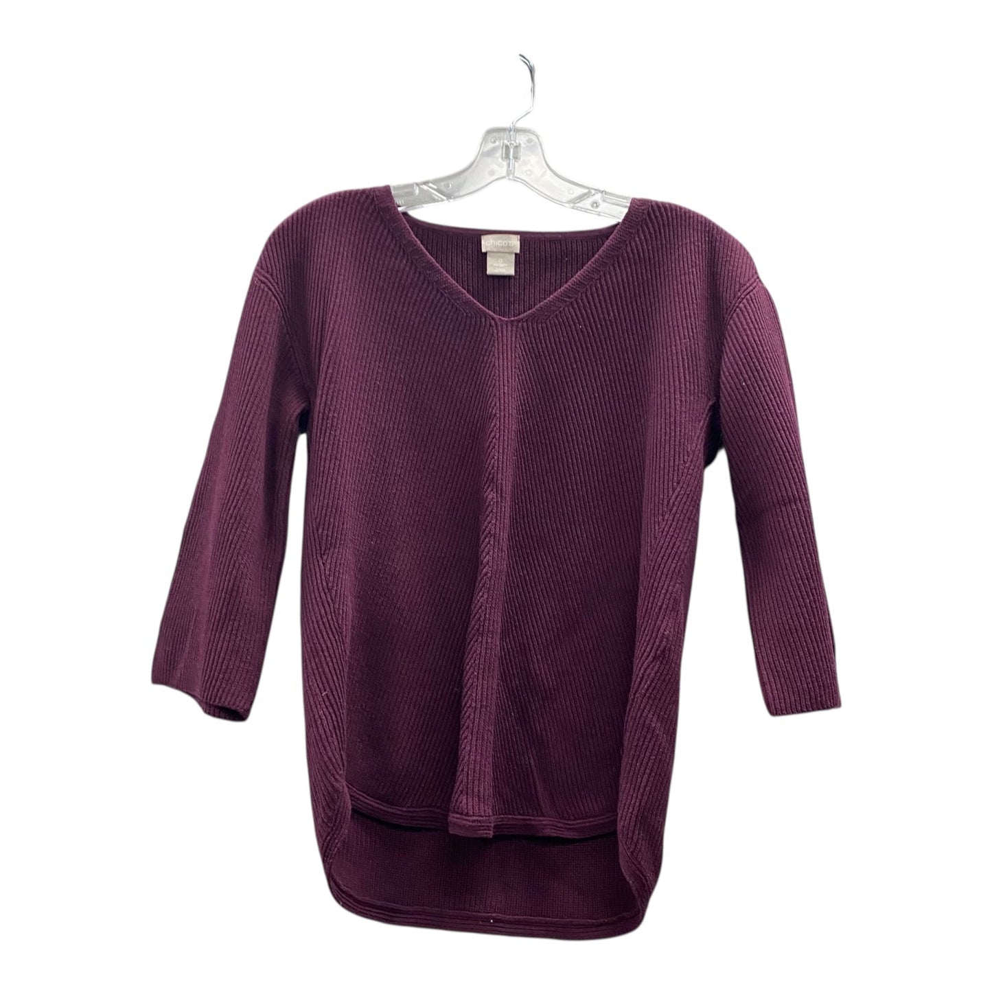 Sweater By Chicos In Purple, Size:S
