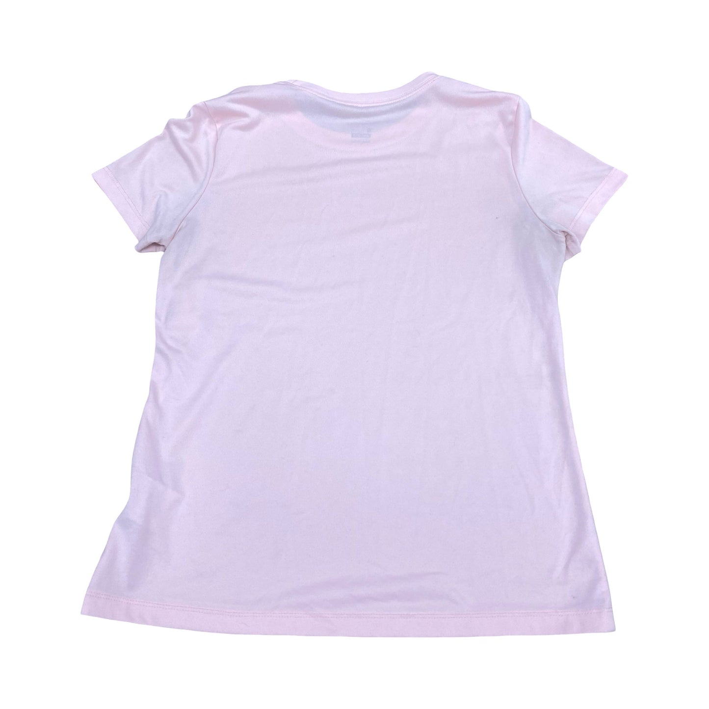Athletic Top Ss By Nike In Pink, Size:S
