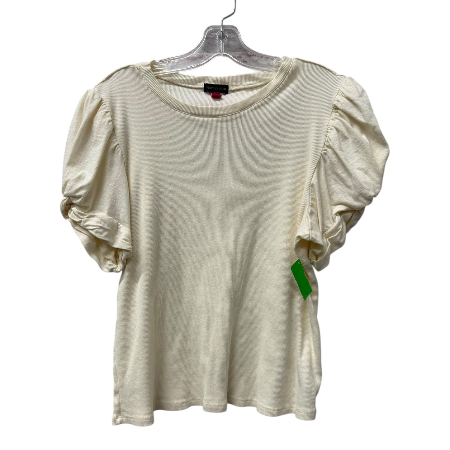 Top Ss By Vince Camuto In Ivory, Size:1X