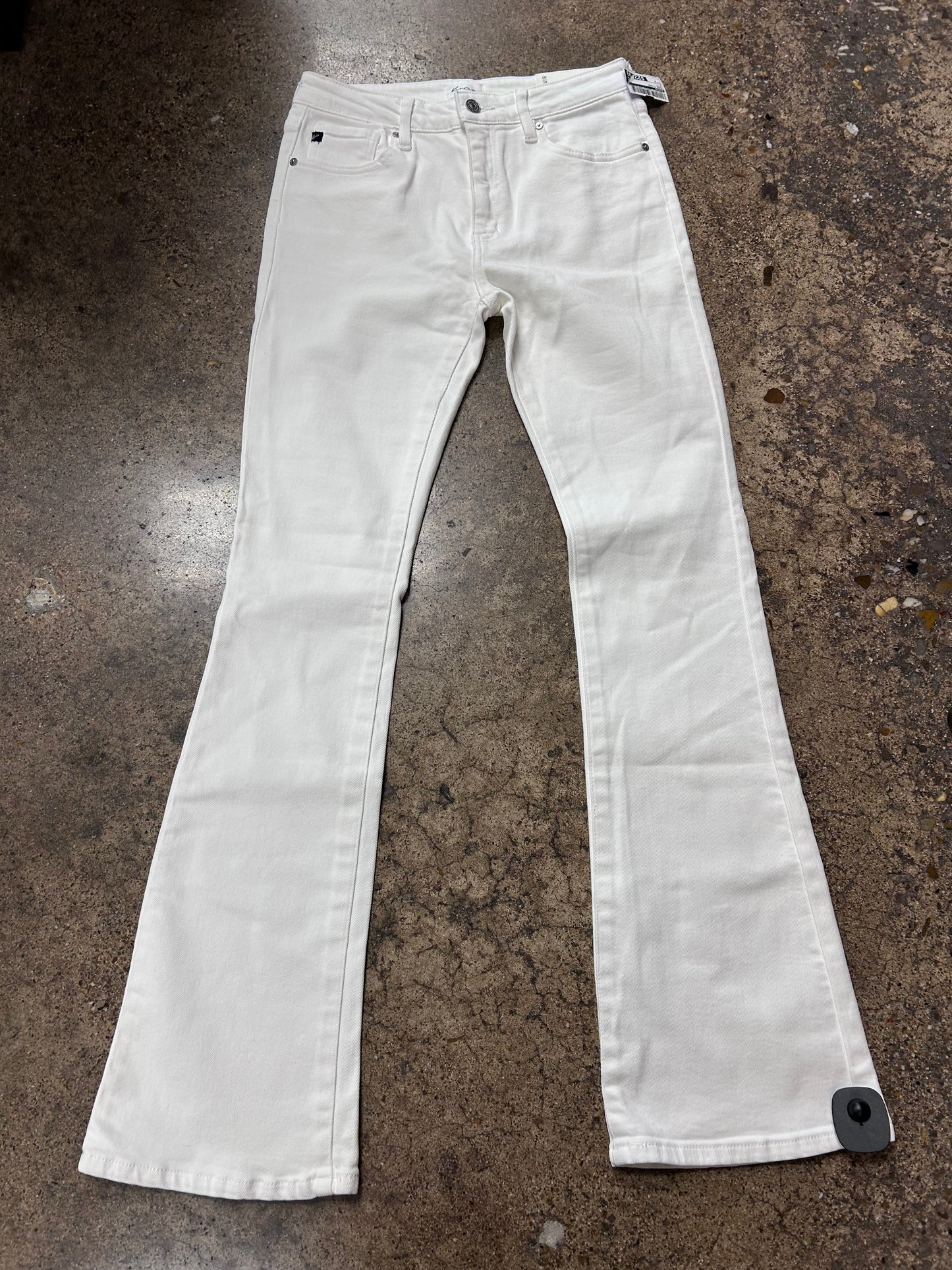 Jeans Flared By Kancan In White, Size:6
