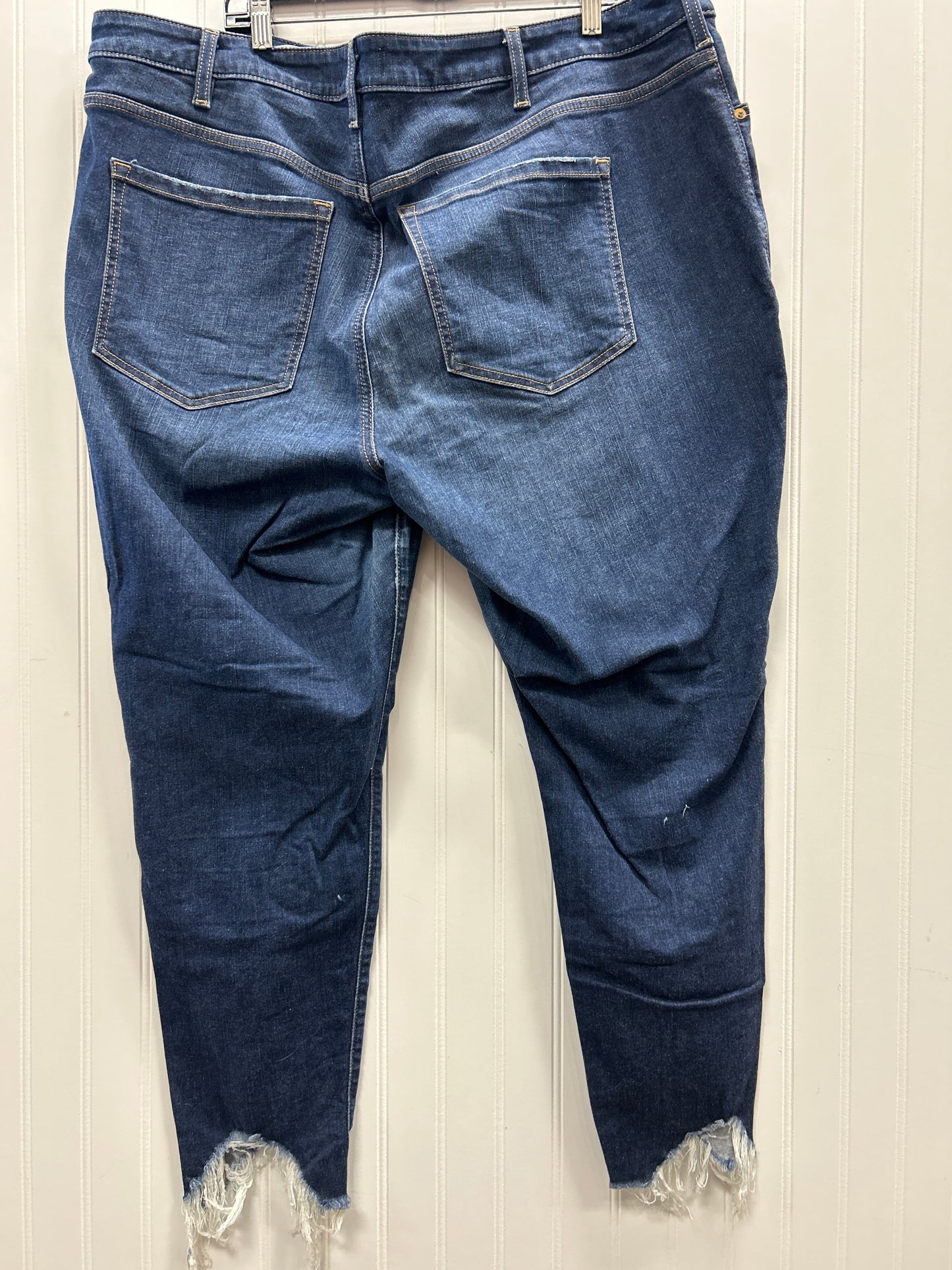 Jeans Skinny By Lane Bryant In Blue Denim, Size:22