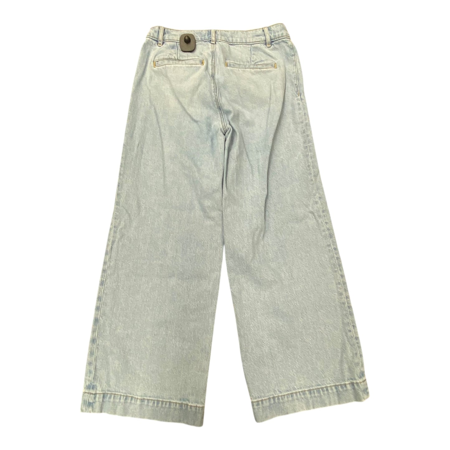 Jeans Wide Leg By Loft In Blue Denim, Size:6