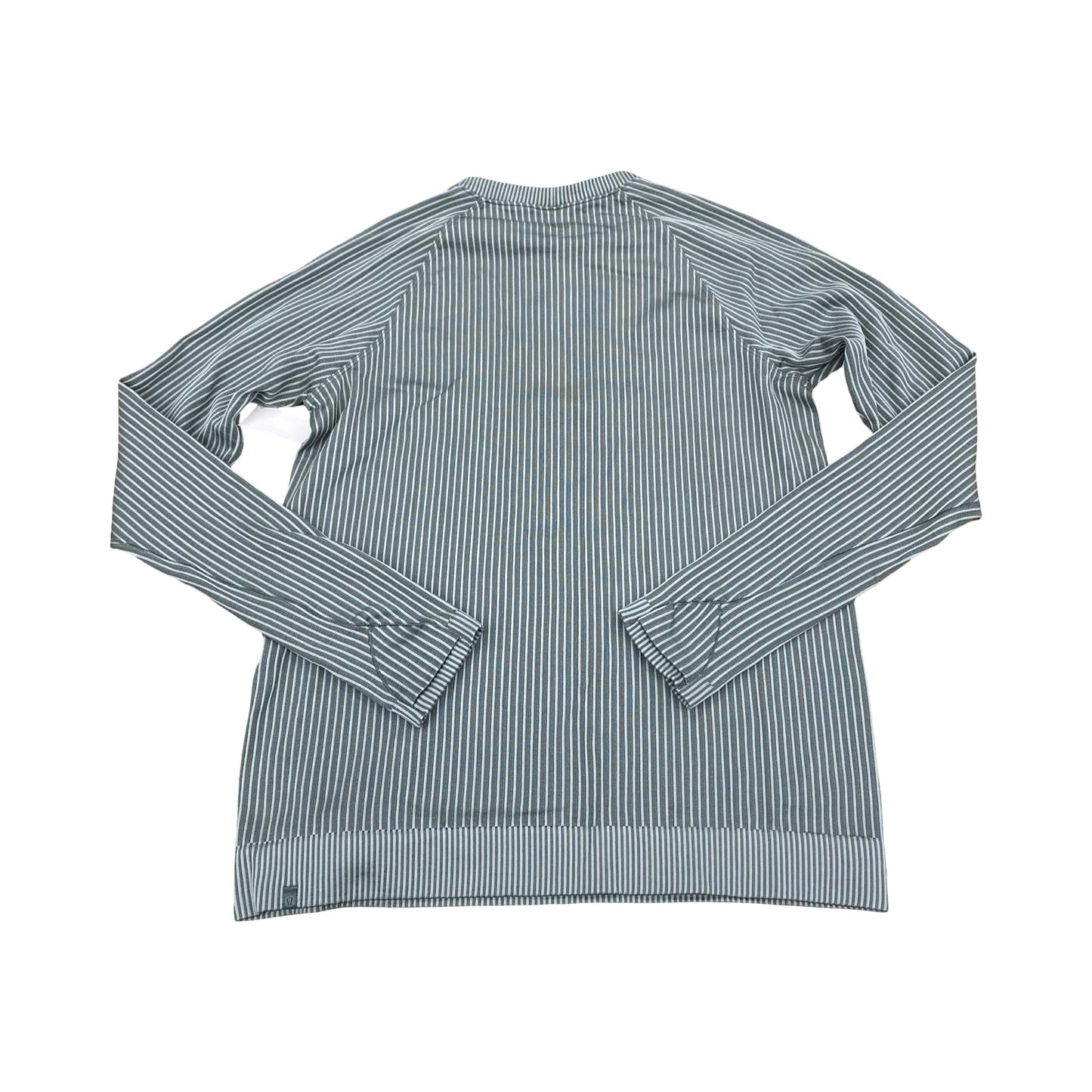 Athletic Top Ls Crewneck By Lululemon In Green, Size:10