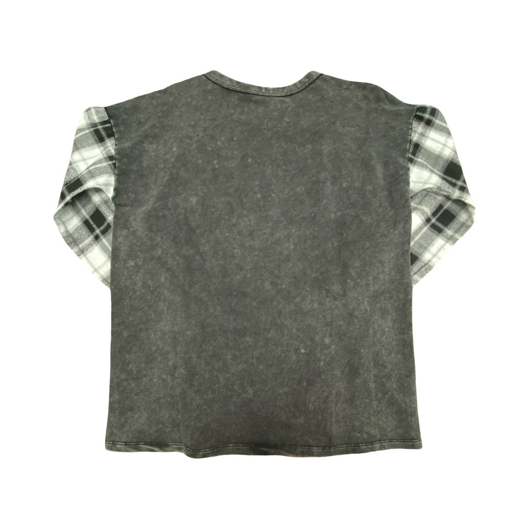 Top Ls By Mystree In Grey, Size:S