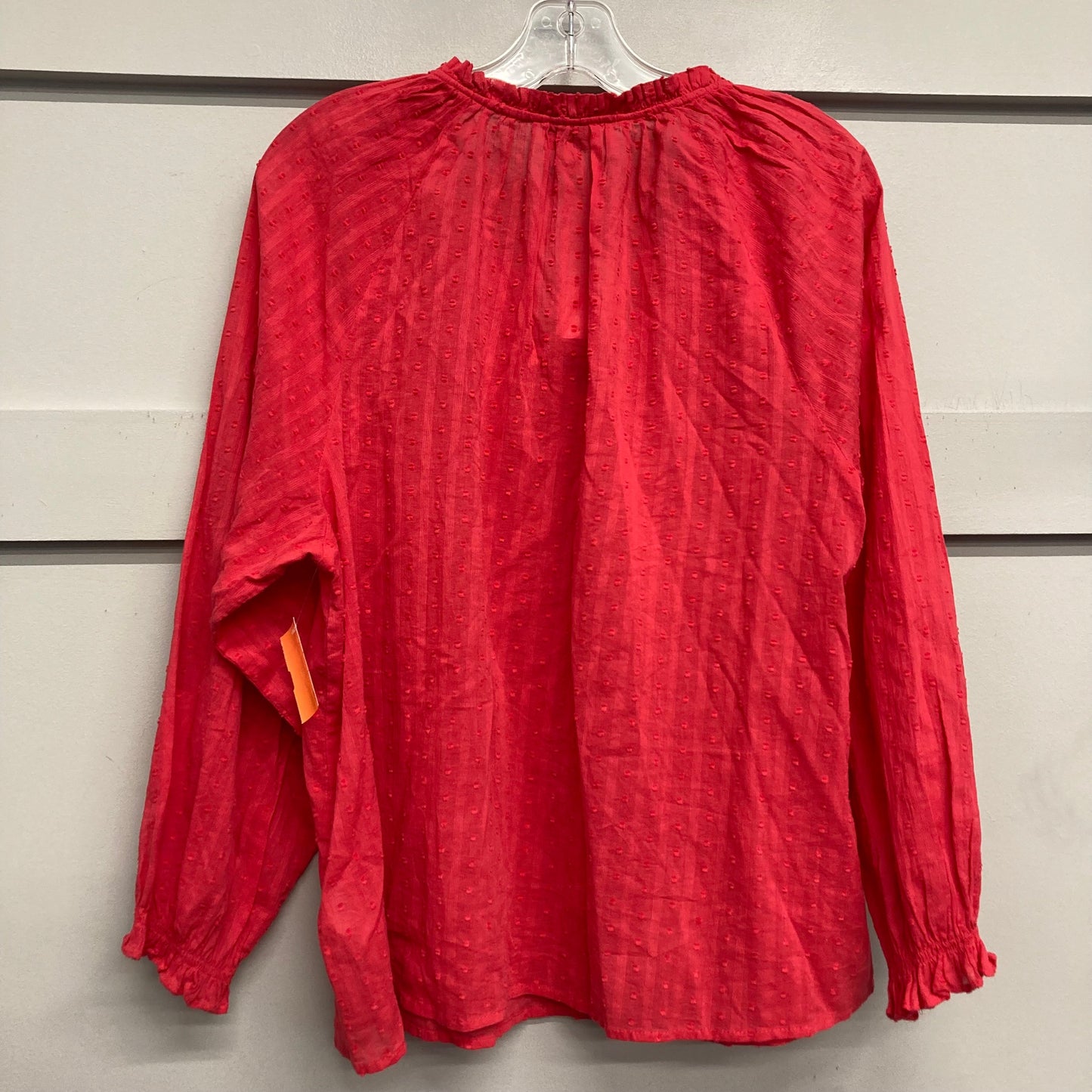 Top Ls By J. Crew In Red, Size:Xl