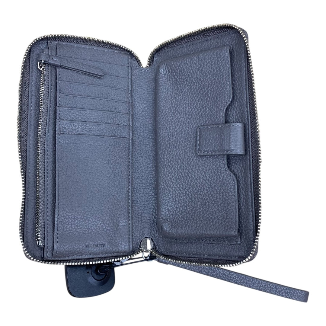 Wallet Designer By All Saints In Grey, Size:Medium