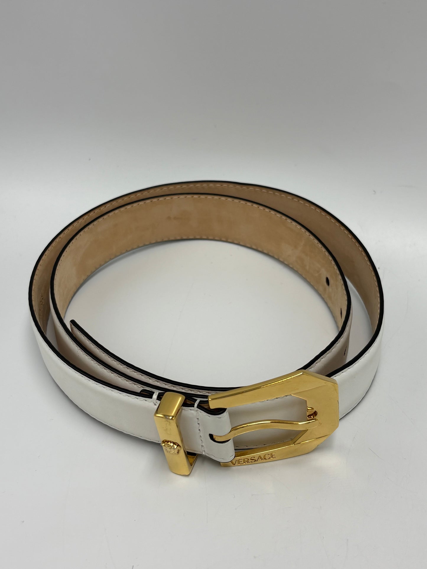 Versace Medusa Luxury Belt, Size: 90/36 (US 12-14)