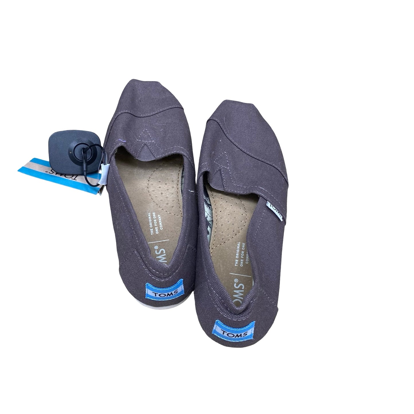 Shoes Flats By Toms In Grey, Size:7