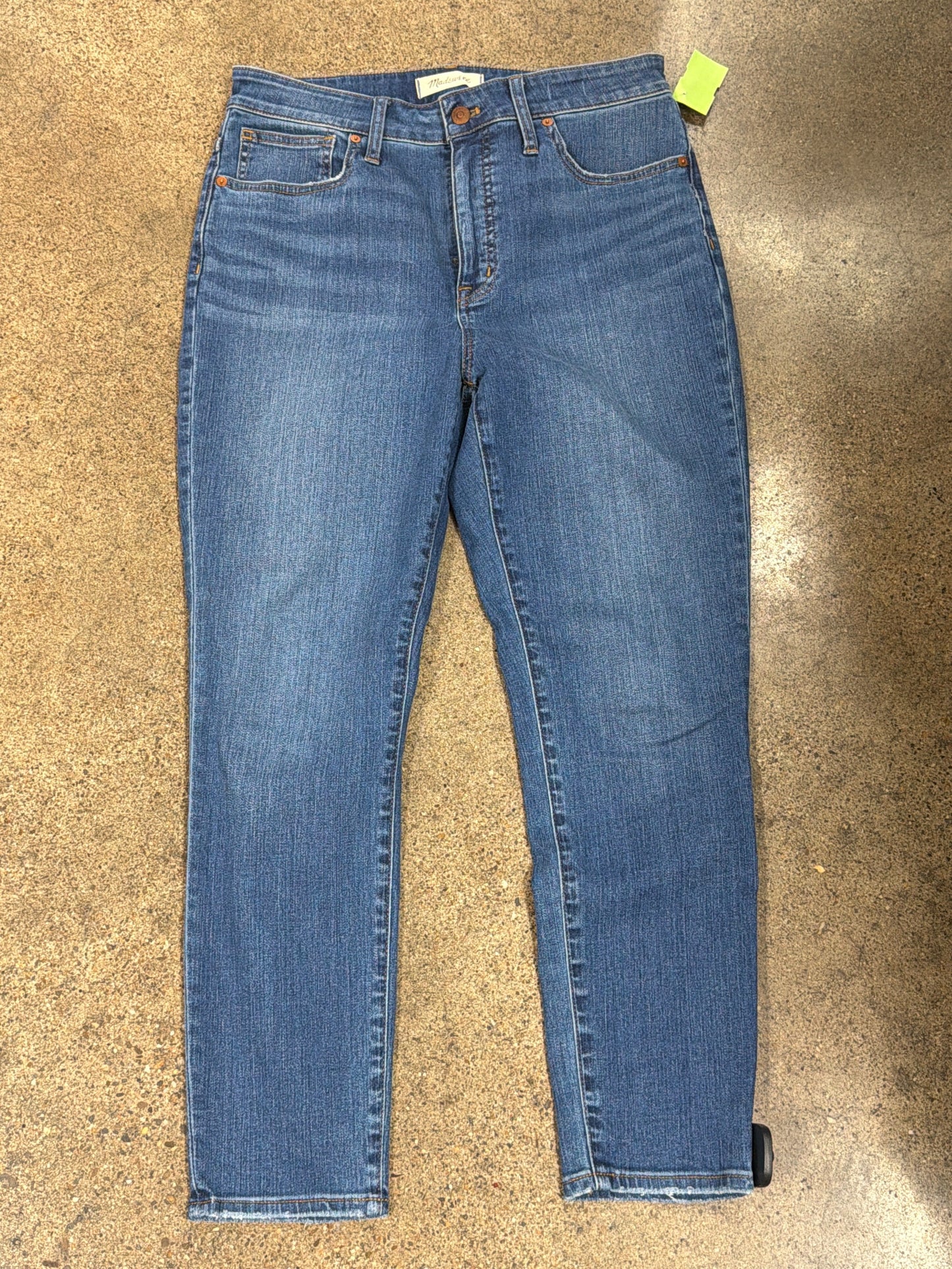 Jeans Skinny By Madewell In Blue Denim, Size:8