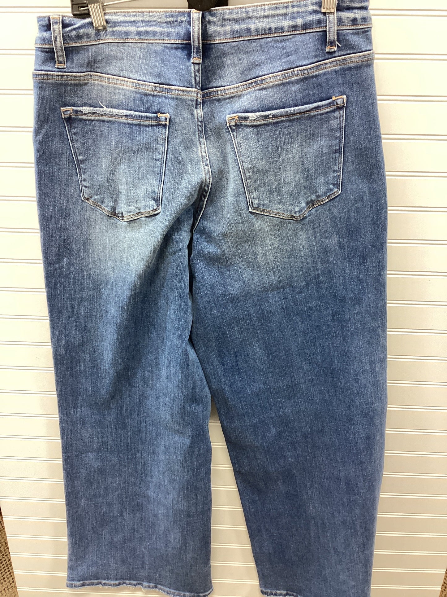 Jeans Wide Leg By Vervet In Blue Denim, Size:12