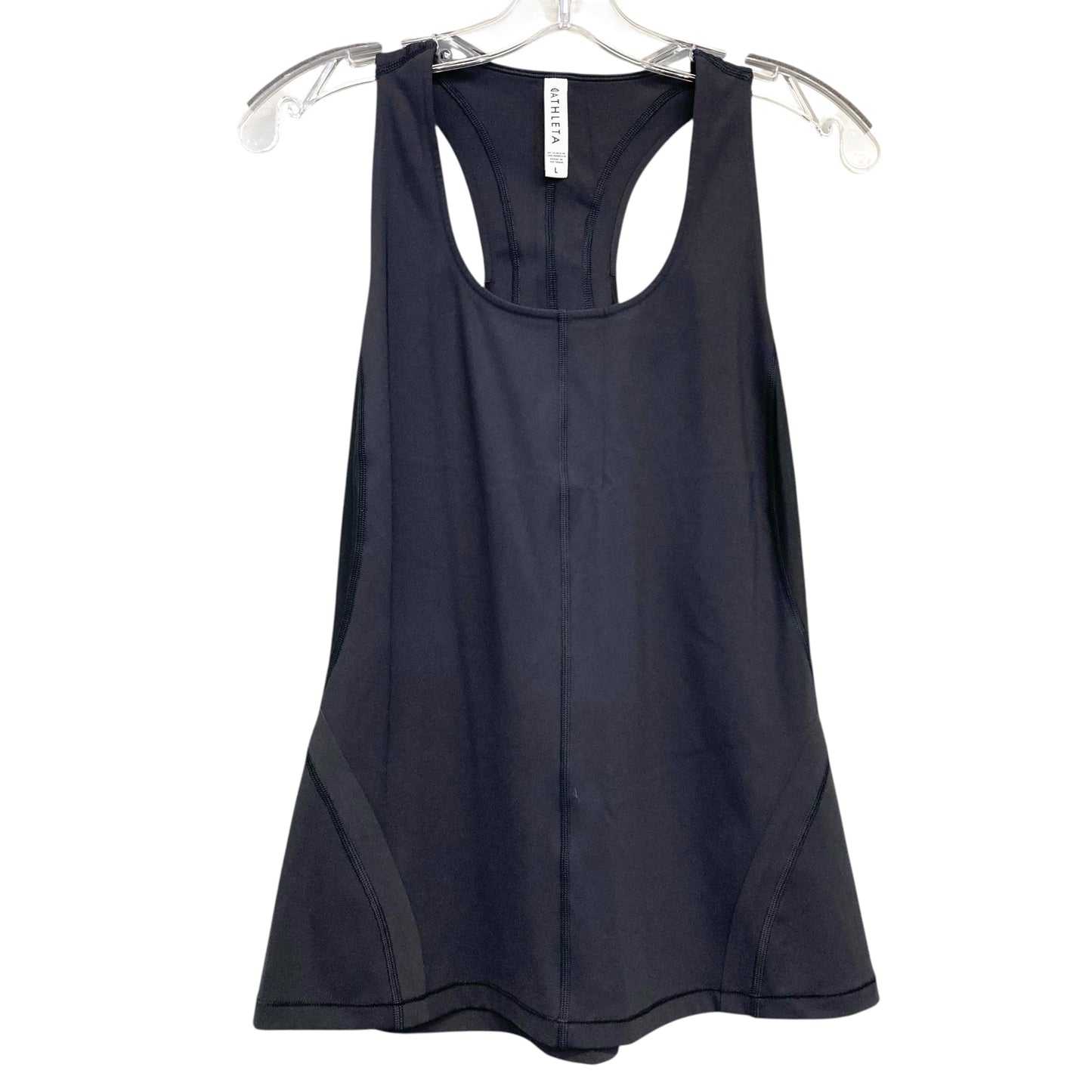 Athletic Tank Top By Athleta In Black, Size:L