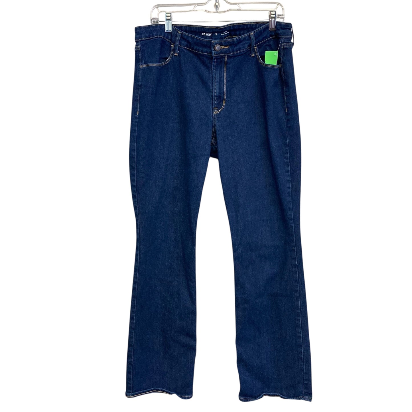 Jeans Boot Cut By Old Navy In Blue Denim, Size:16