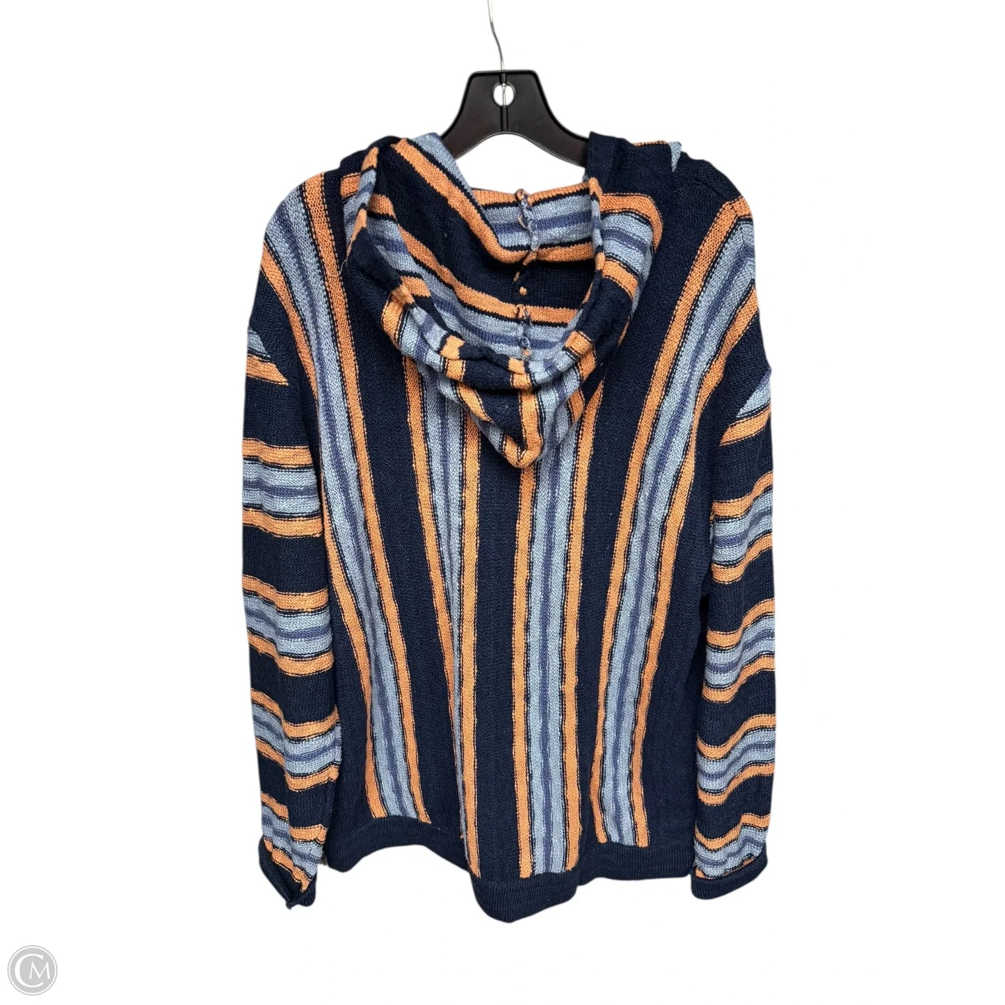 Sweater By Lucky Brand In Striped Pattern, Size: L