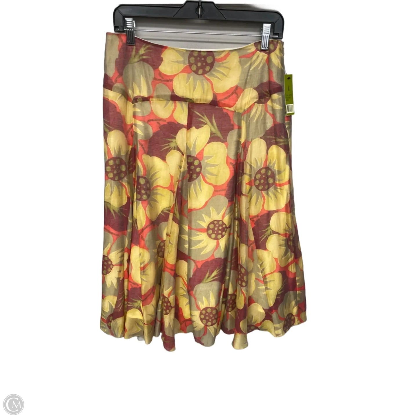 Skirt Midi By Nic + Zoe In Floral Print, Size: 6