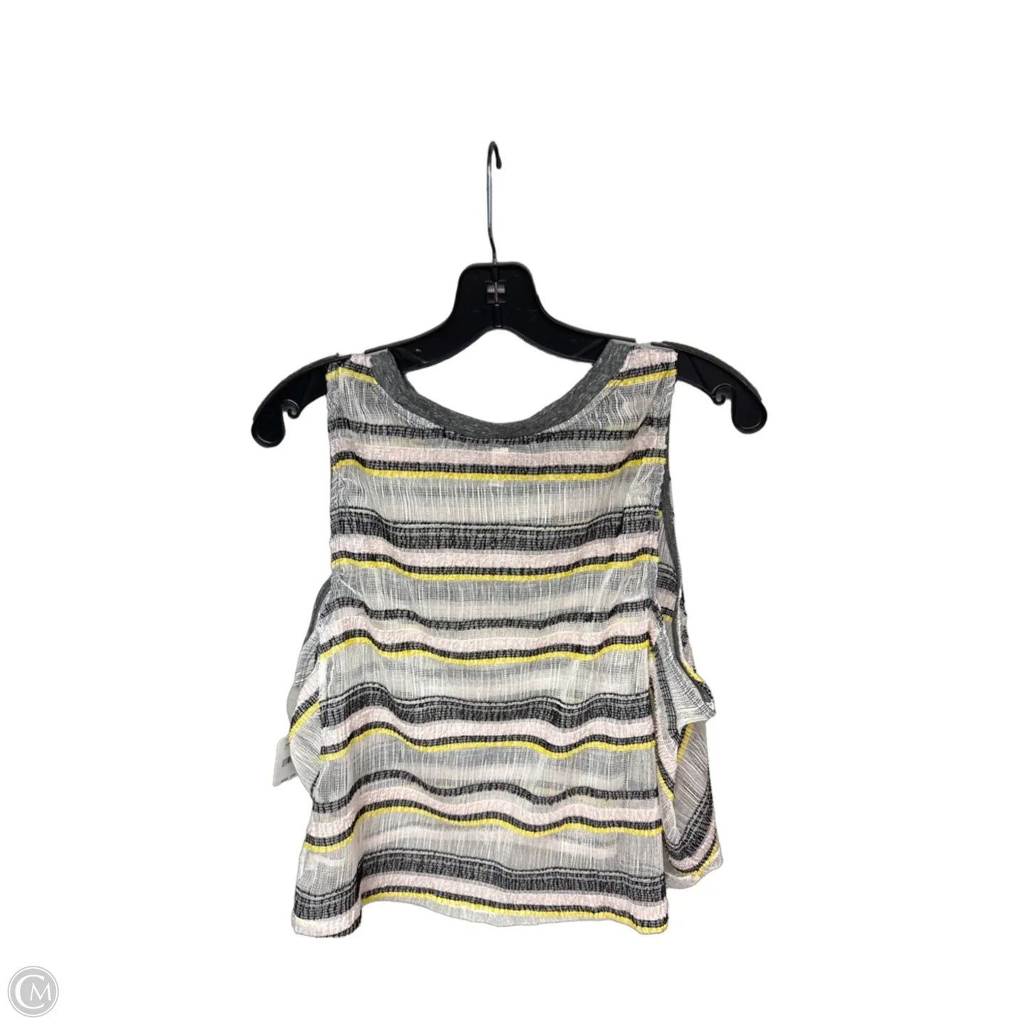 Top Sleeveless By Free People In Striped Pattern, Size: L