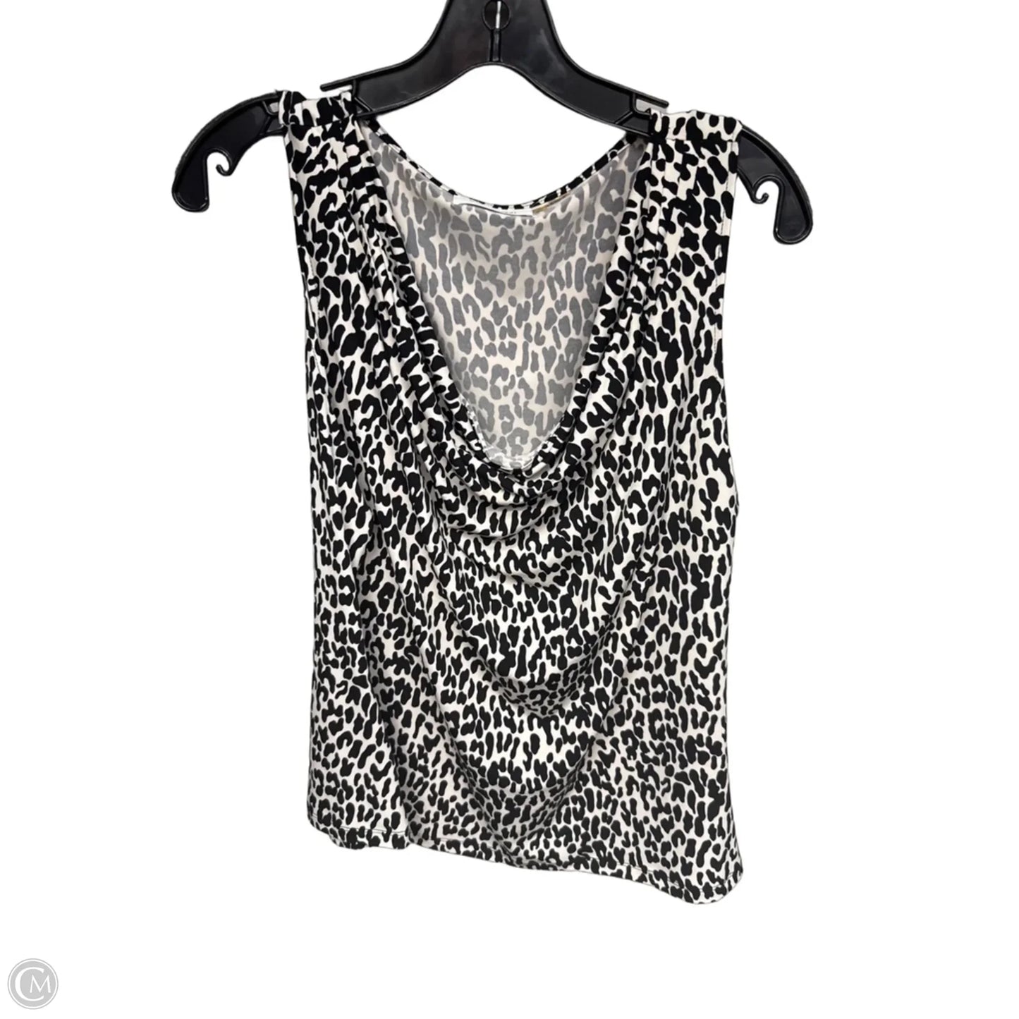 Top Sleeveless By Calvin Klein In Leopard Print, Size: Xl