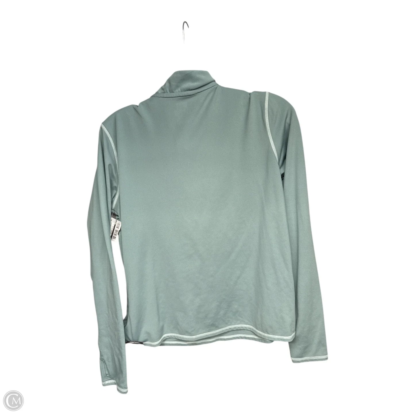 Athletic Top Long Sleeve Collar By Soybu In Green, Size: S