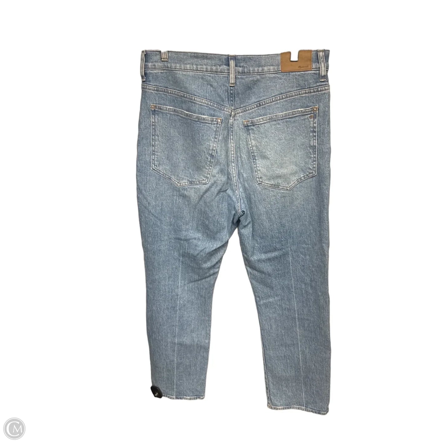 Jeans Straight By Madewell In Blue Denim, Size: 10
