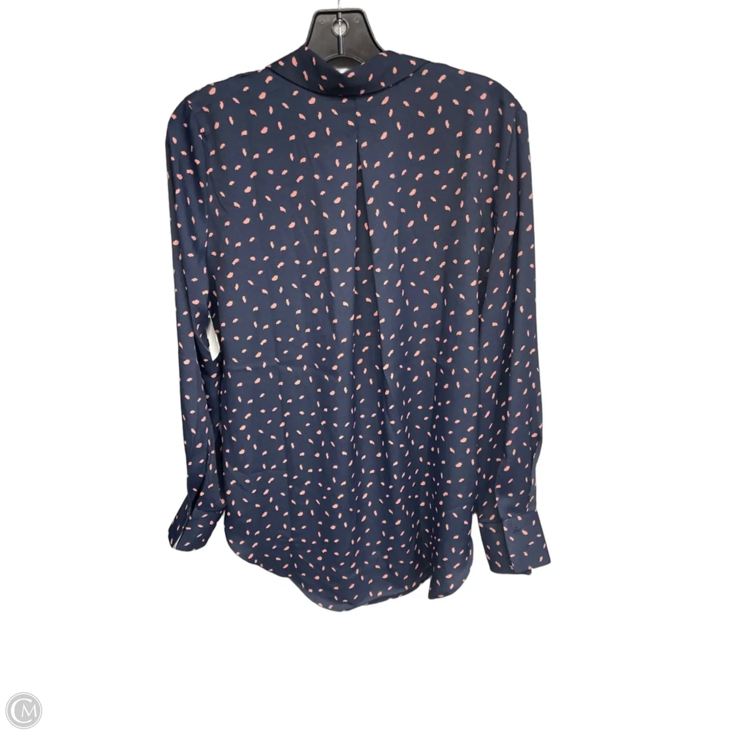 Top Long Sleeve By Mango In Navy, Size: M
