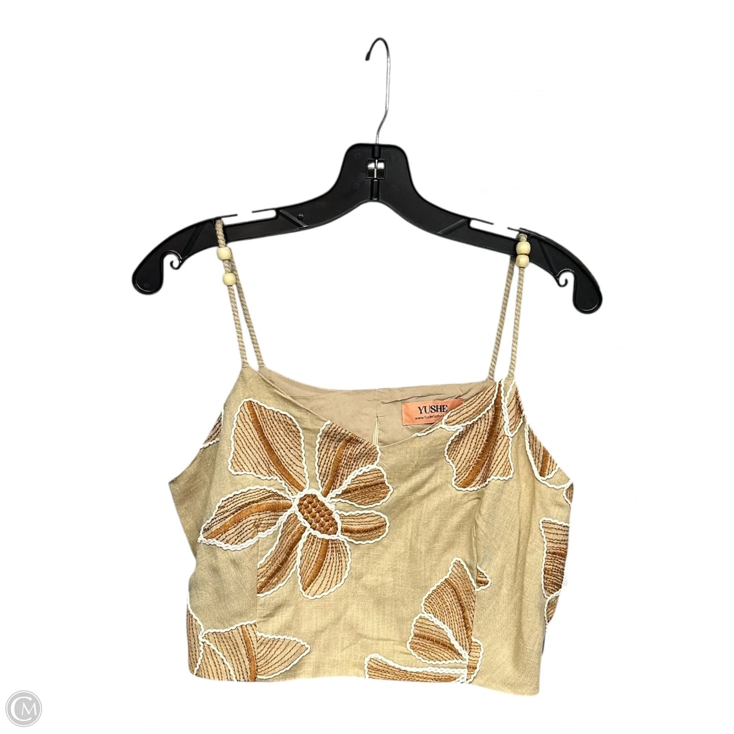 Top Sleeveless By Clothes Mentor In Brown, Size: L