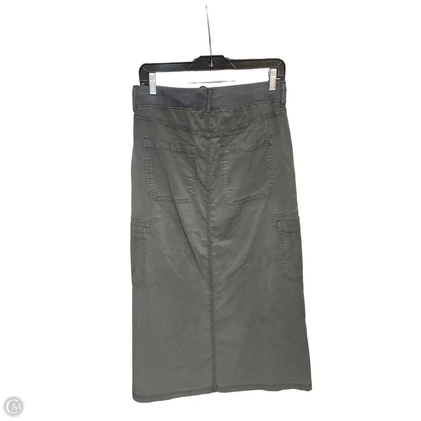 Skirt Midi By American Eagle In Grey, Size: 4