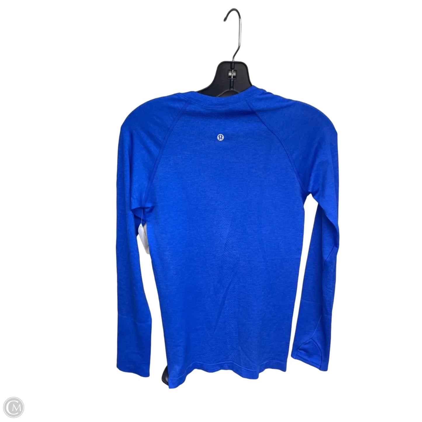 Athletic Top Long Sleeve Crewneck By Lululemon In Blue, Size: 6