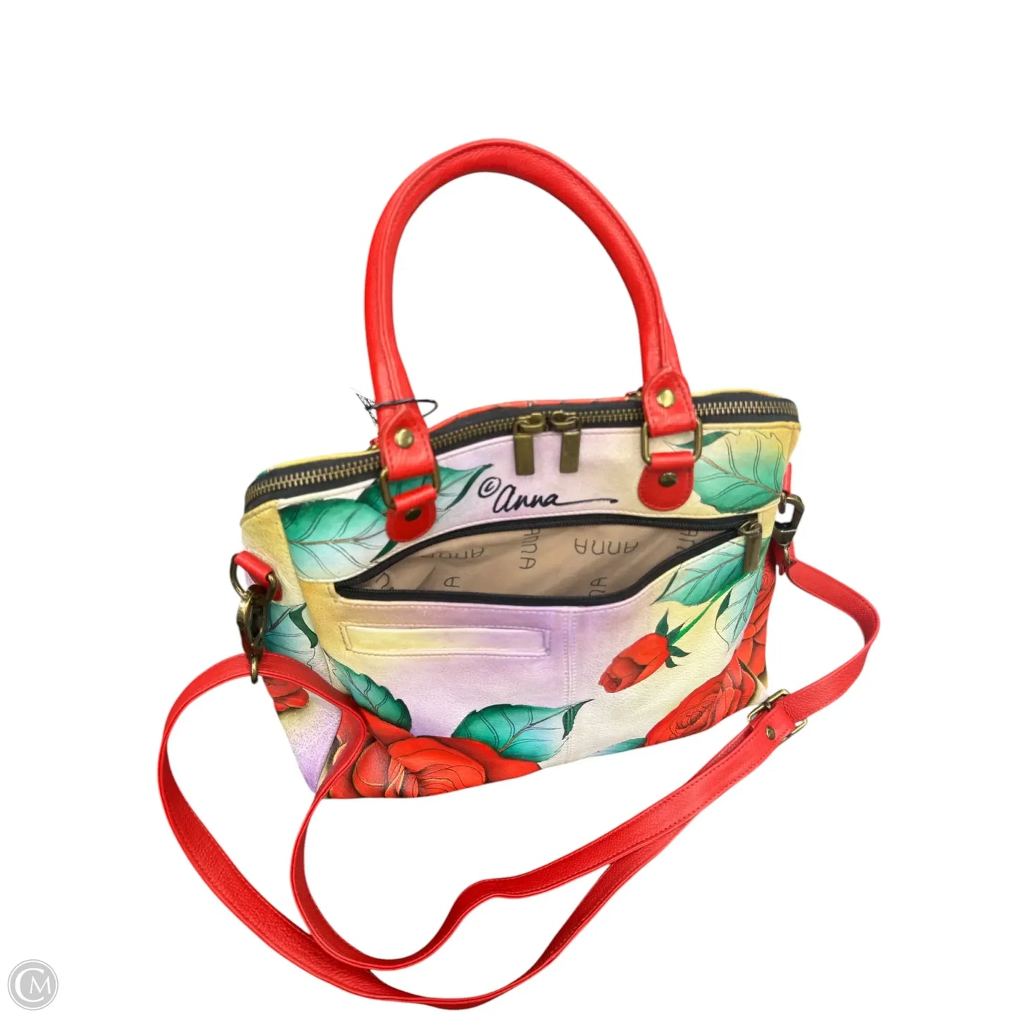 Handbag By Anuschka, Size: Large