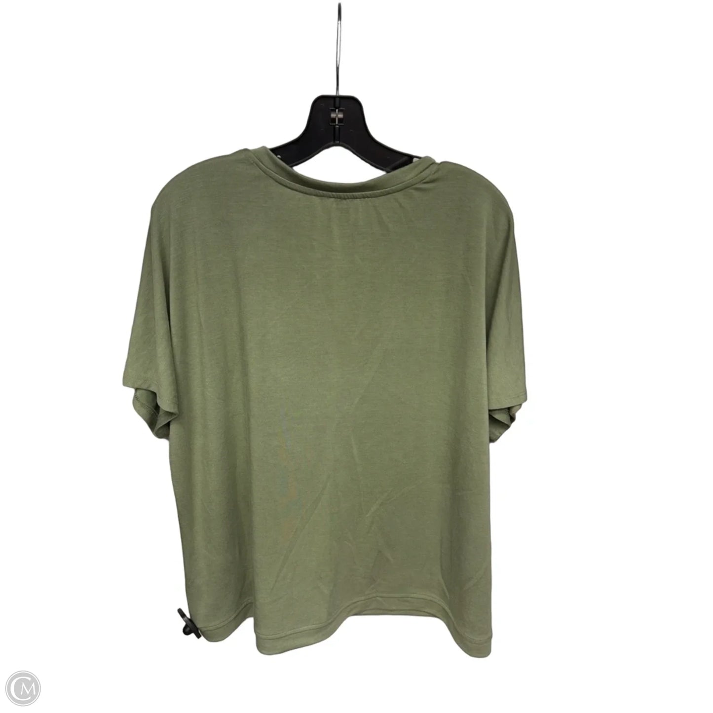 Top Short Sleeve By Cable And Gauge In Green, Size: L