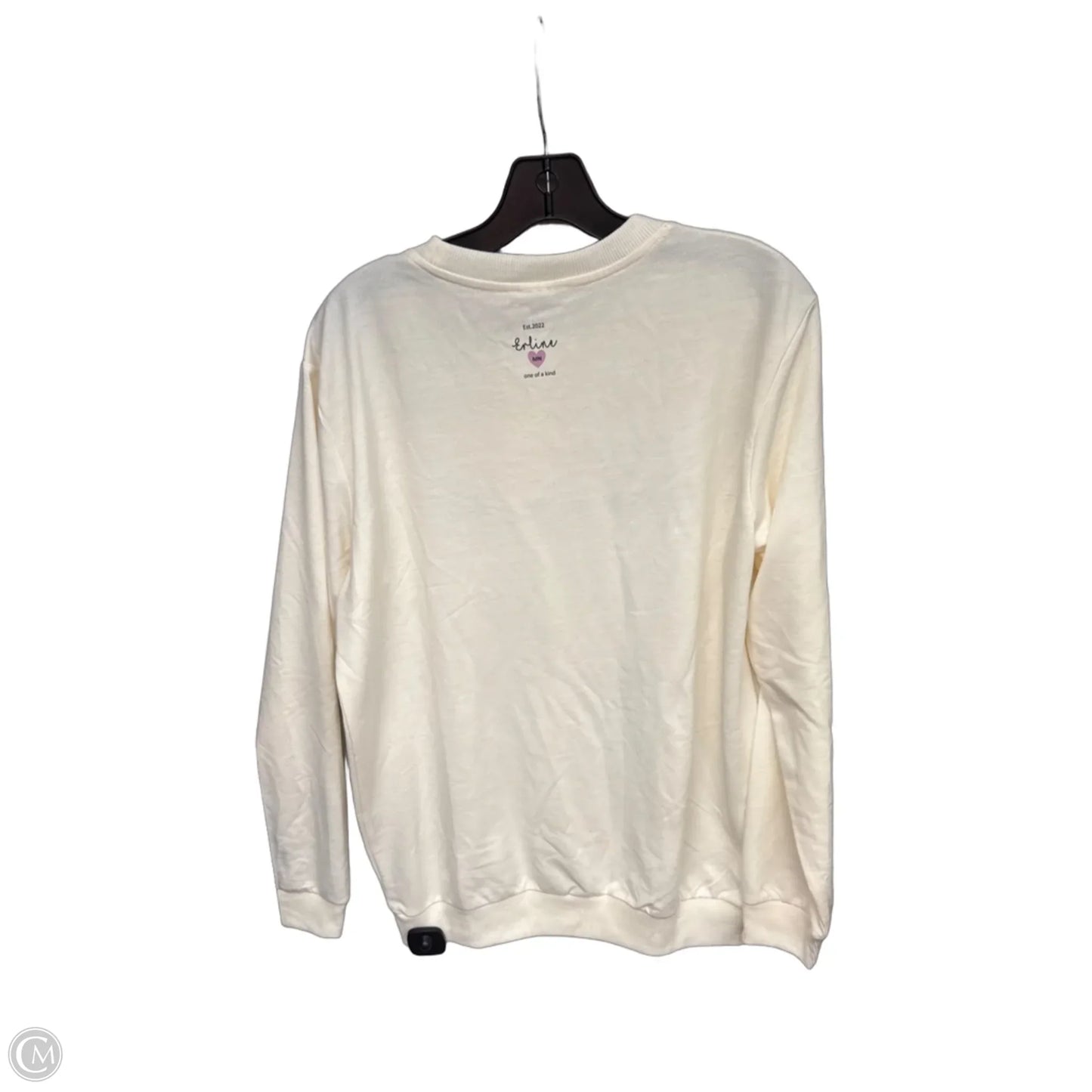 Sweater By Clothes Mentor In Cream, Size: M