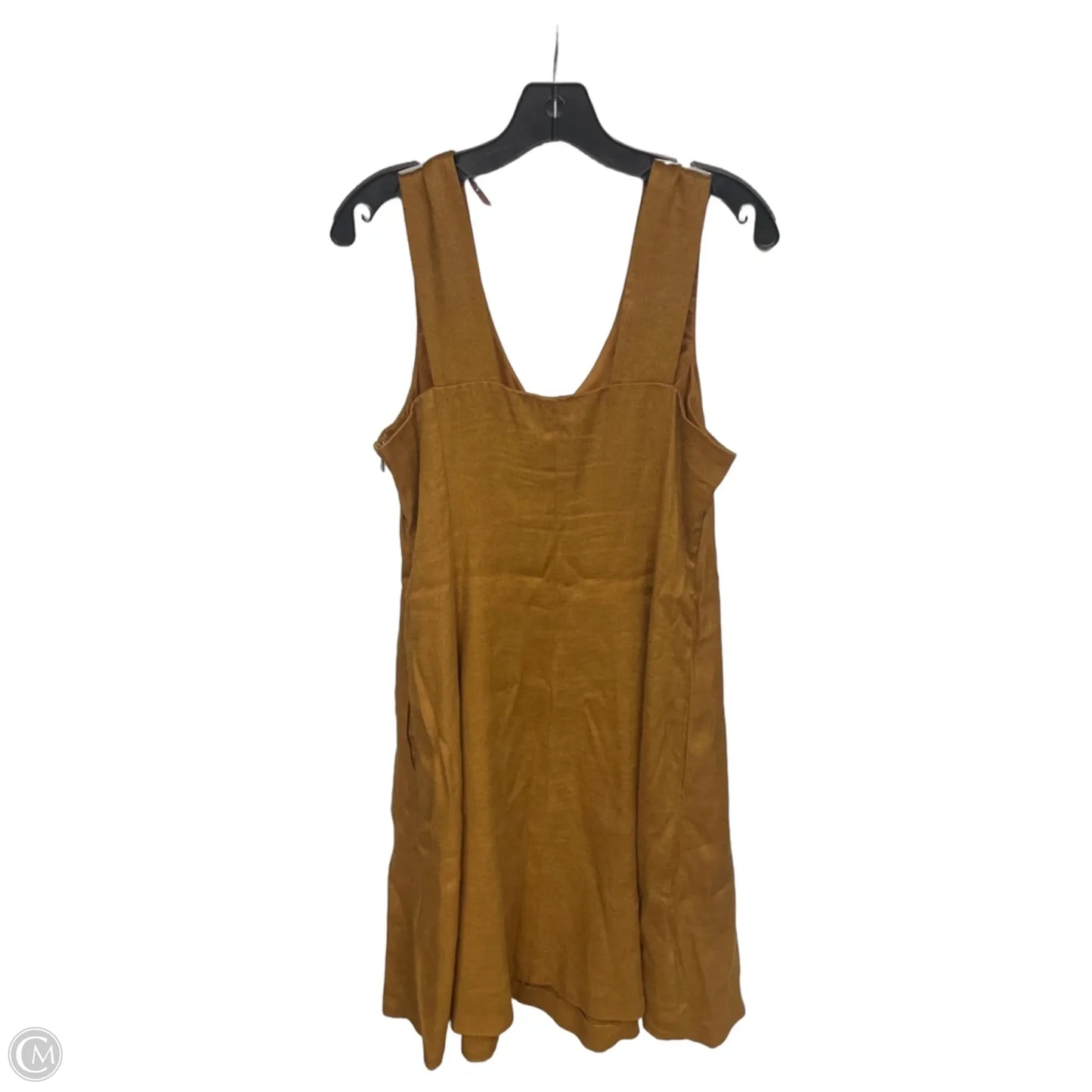 Dress Casual Midi By Loft In Brown, Size: 12