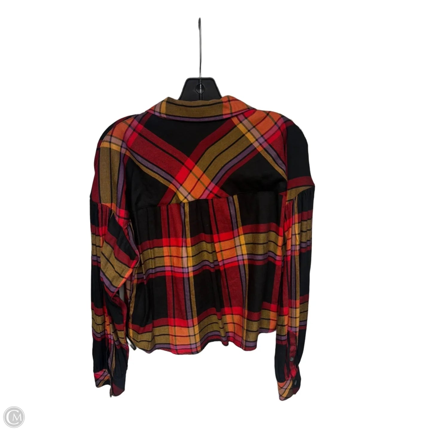 Top Long Sleeve By Sanctuary In Black & Red, Size: Xs