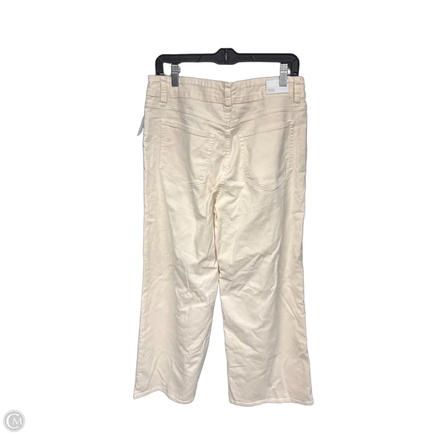 Pants Wide Leg By Paige In Cream, Size: 30