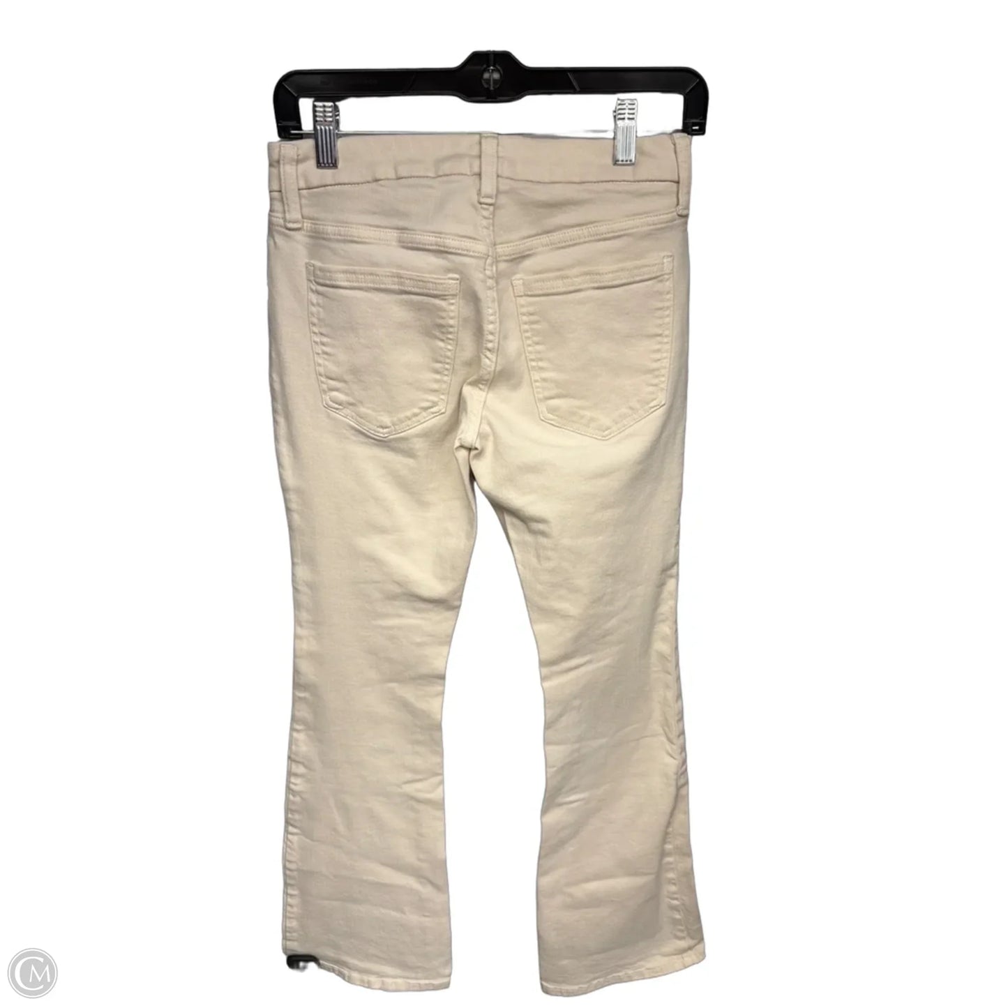 Jeans Boot Cut By J. Crew In Cream Denim, Size: 0