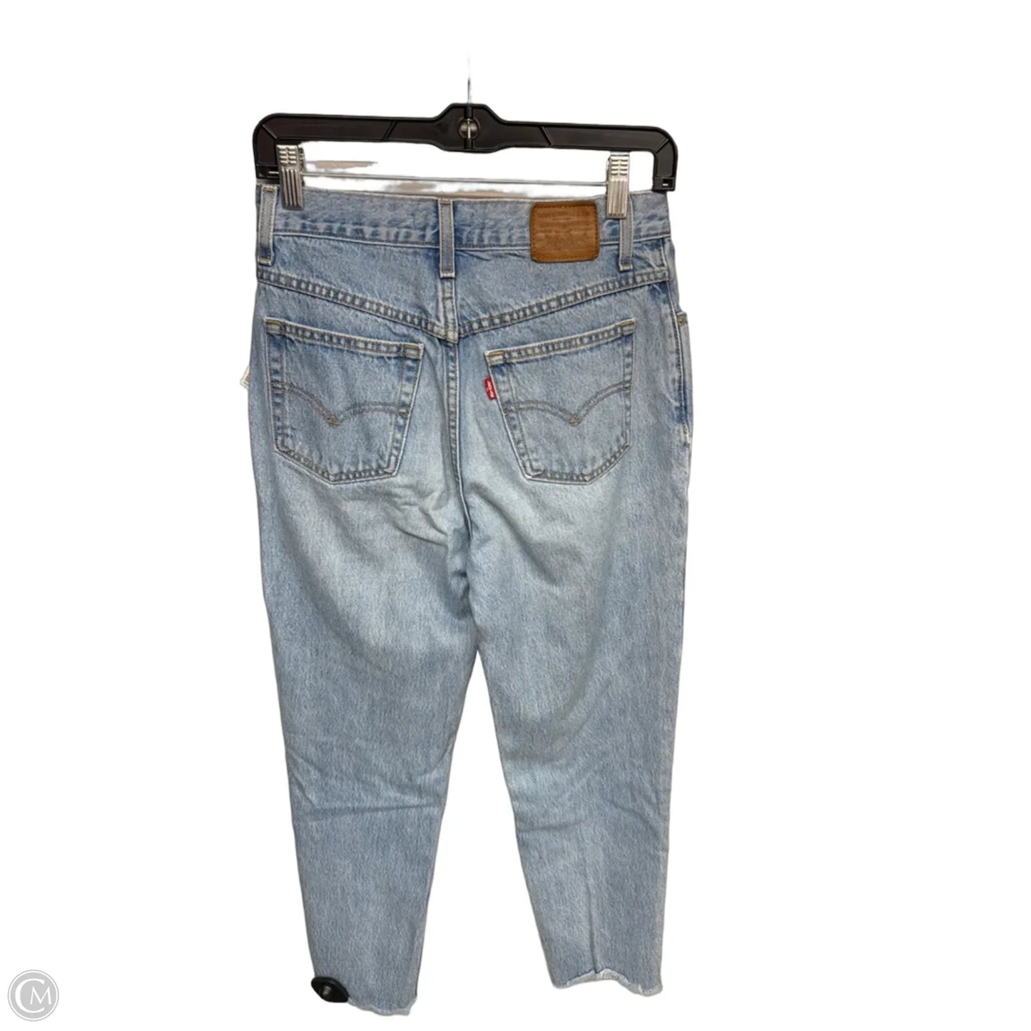 Jeans Straight By Levis In Blue Denim, Size: 4