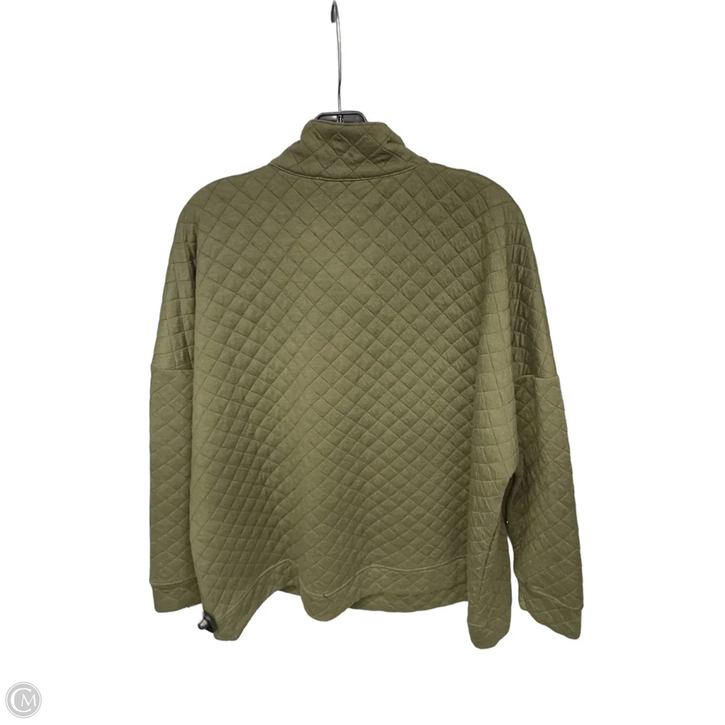 Sweater By Cable And Gauge In Green, Size: 2x