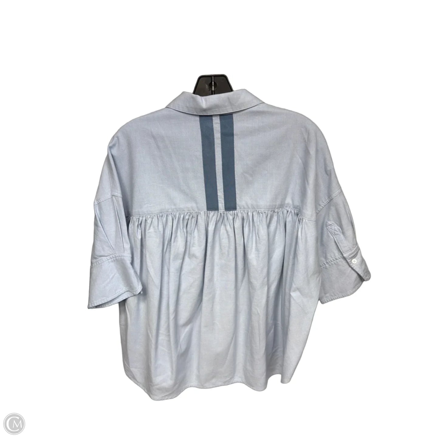 Top Short Sleeve By Maeve In Blue, Size: S