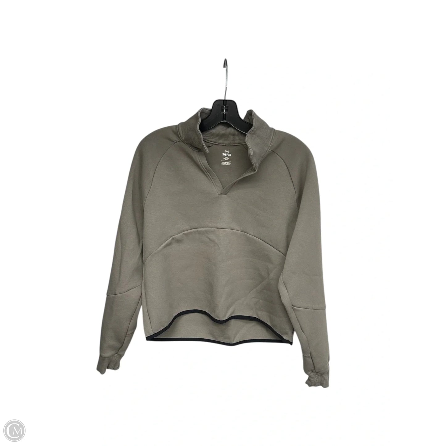 Athletic Sweatshirt Crewneck By Under Armour In Brown, Size: S