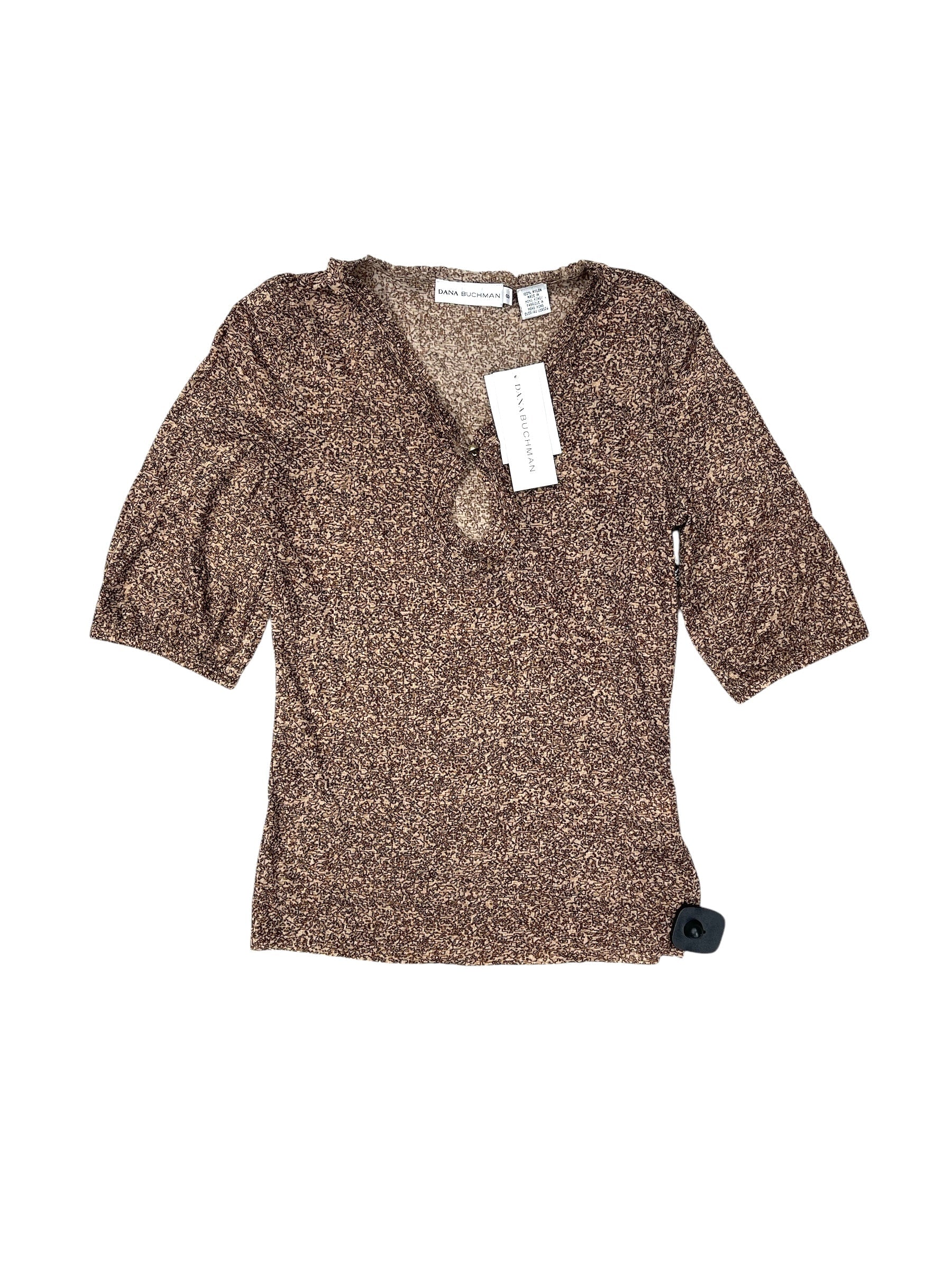 Cap outlet Sleeve Top by Dana Buchman