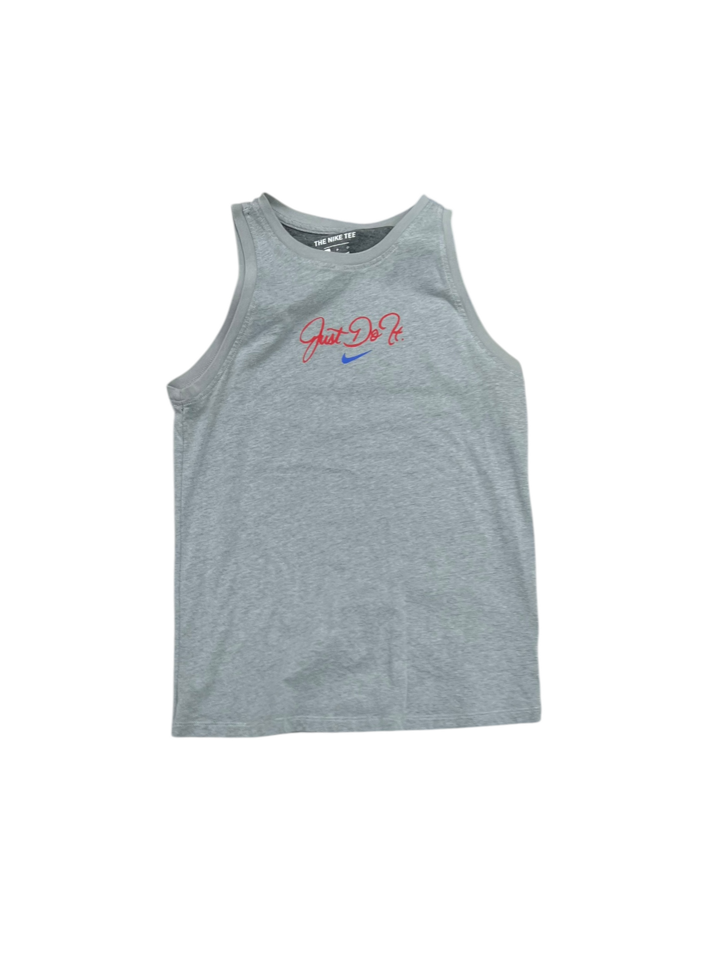 Athletic Tank Top By Nike Apparel In Grey, Size: S