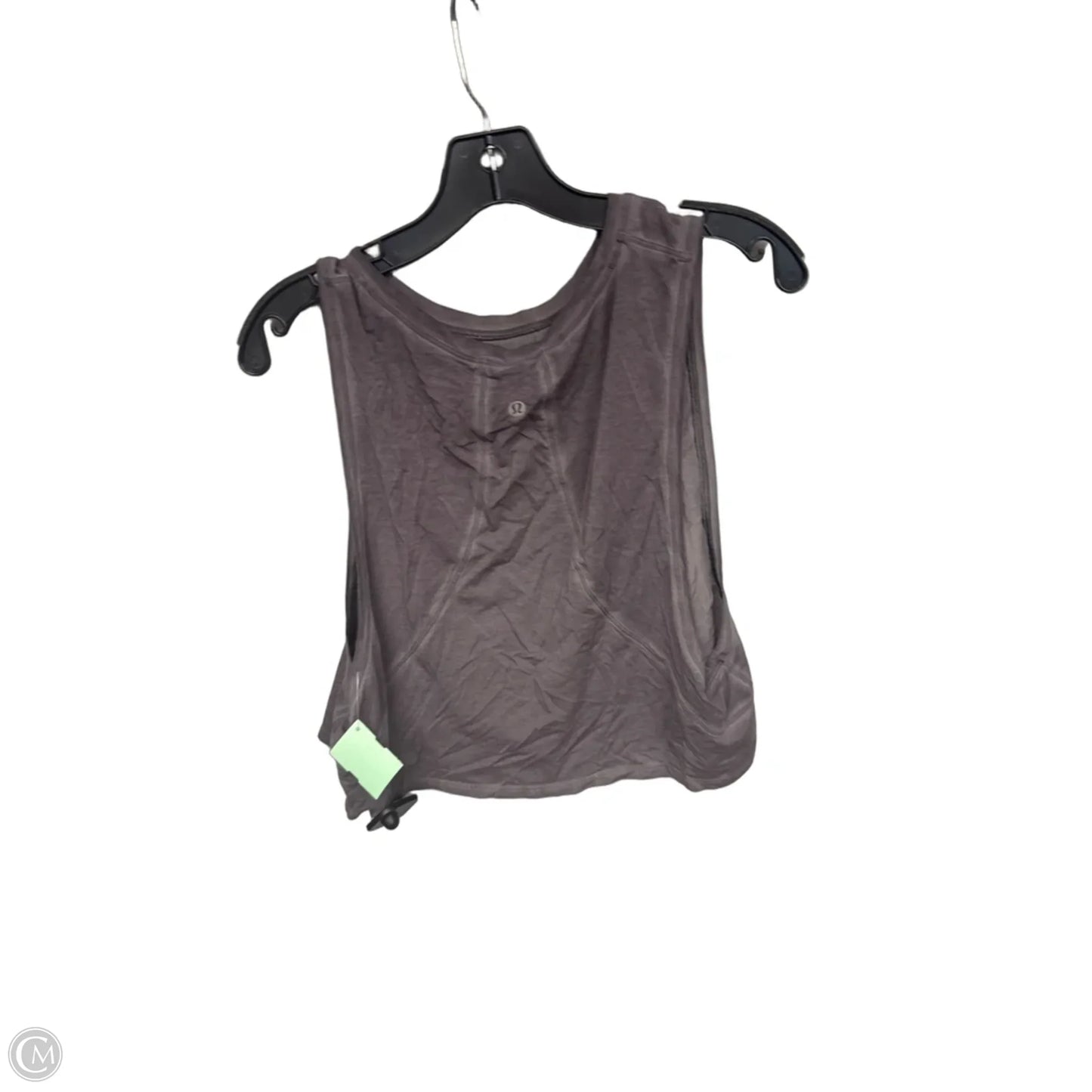 Athletic Tank Top By Lululemon In Grey, Size: 12