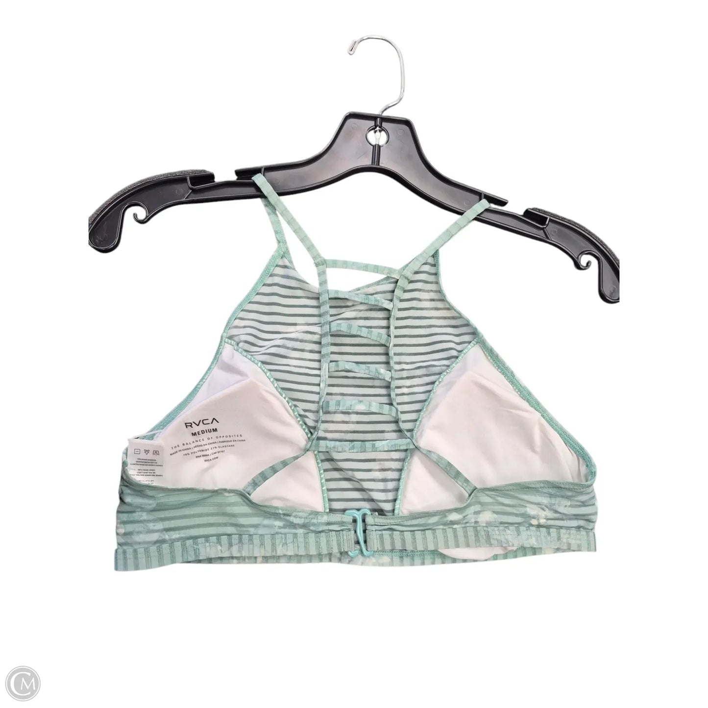 Swimsuit Top By Clothes Mentor In Green, Size: M
