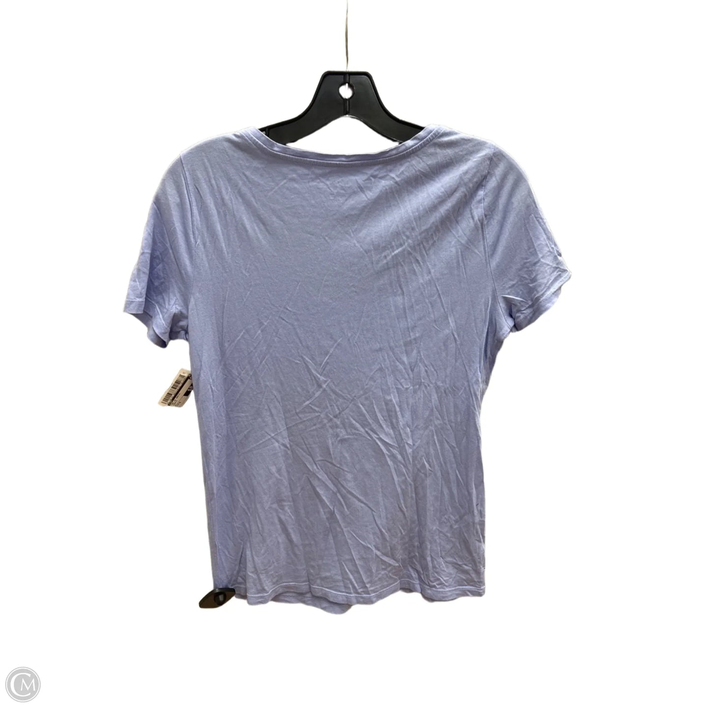 Top Short Sleeve Basic By Loft In Purple, Size: M